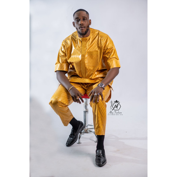 Boubou Prestige Doré – Alby Fashion