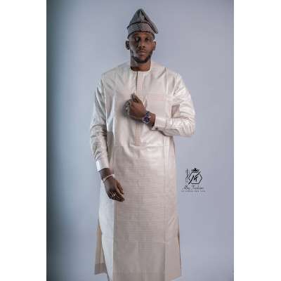 boubou homme beige crème –...